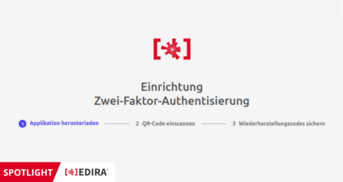 2-Faktor-Authentisierung in EDIRA